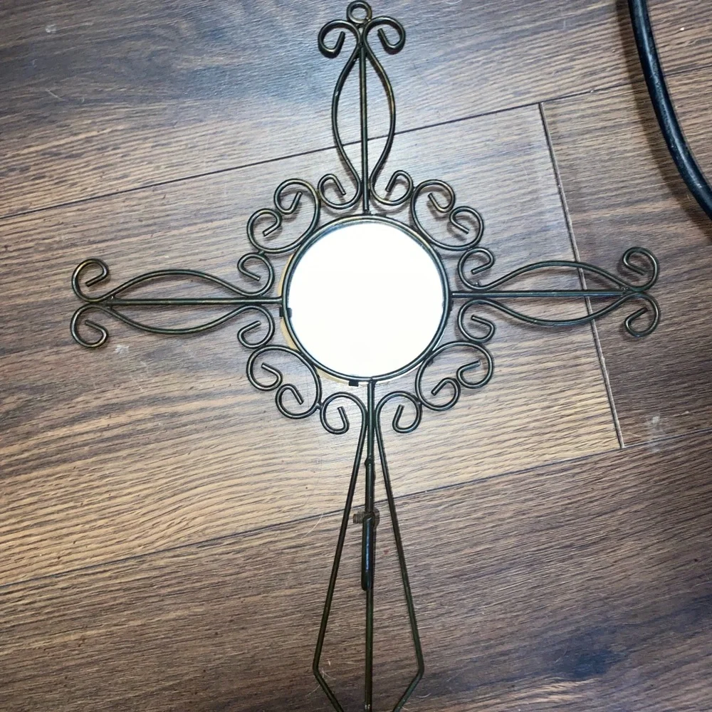 (2) Black Ornate Mirror Wall Decor